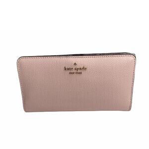 Kate Spade darcy large slim bifold wallet Rose Smoke